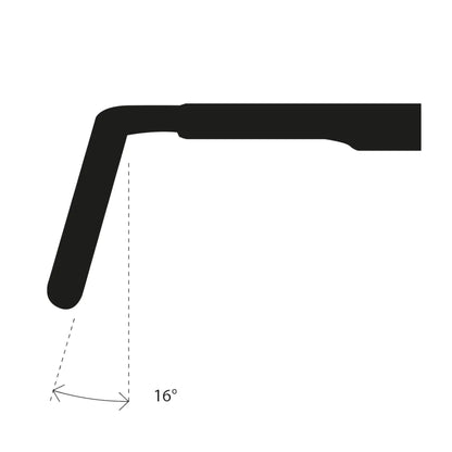 Manillar Gravel DEDA SUPERZERO CARBONO UD POB Finish Flare 16°