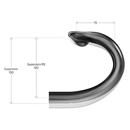 Manillar DEDA SUPERZERO CARBON RS POB finish