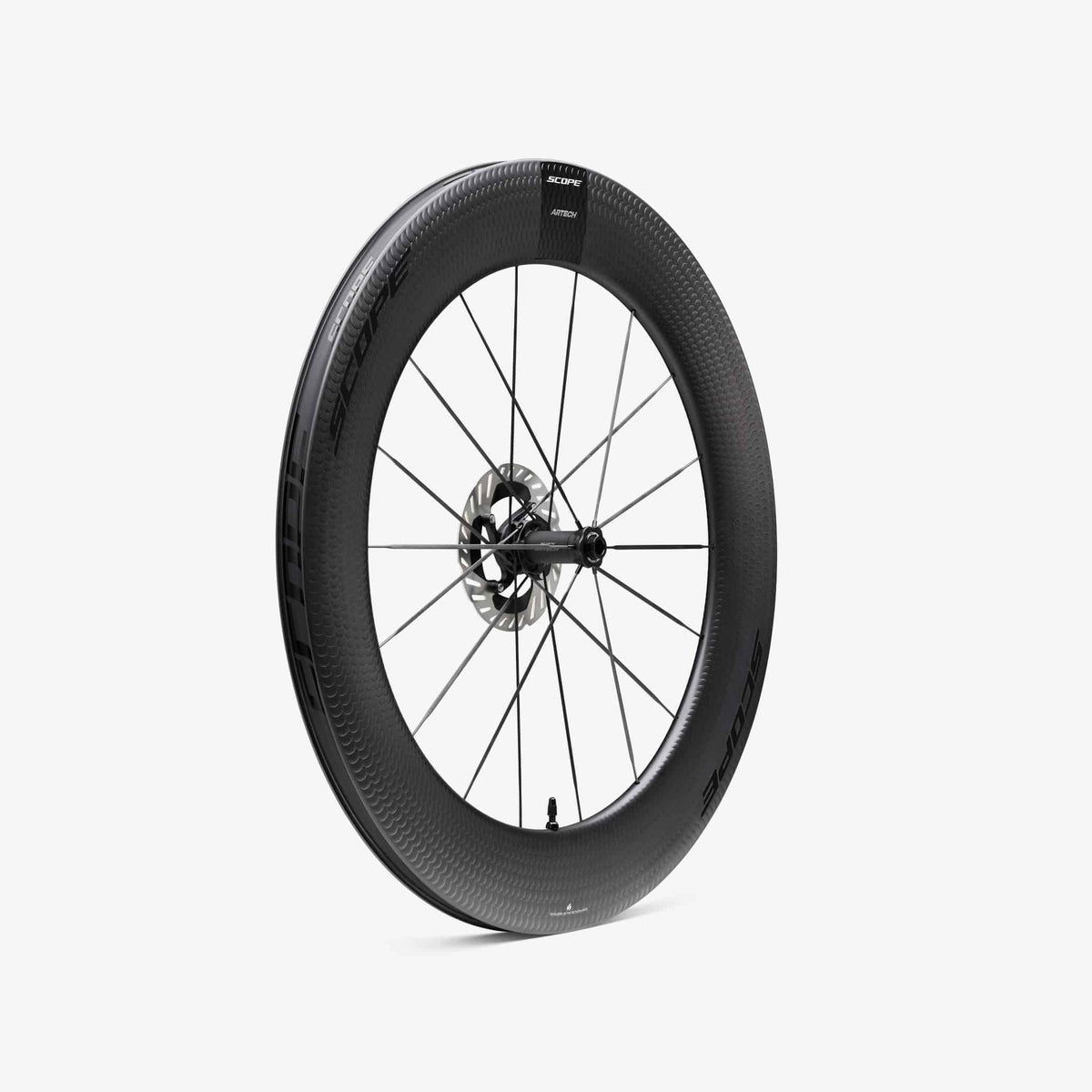 Rueda Delantera SCOPE Artech 8.T Tubeless Ready (Centerlock) Negro
