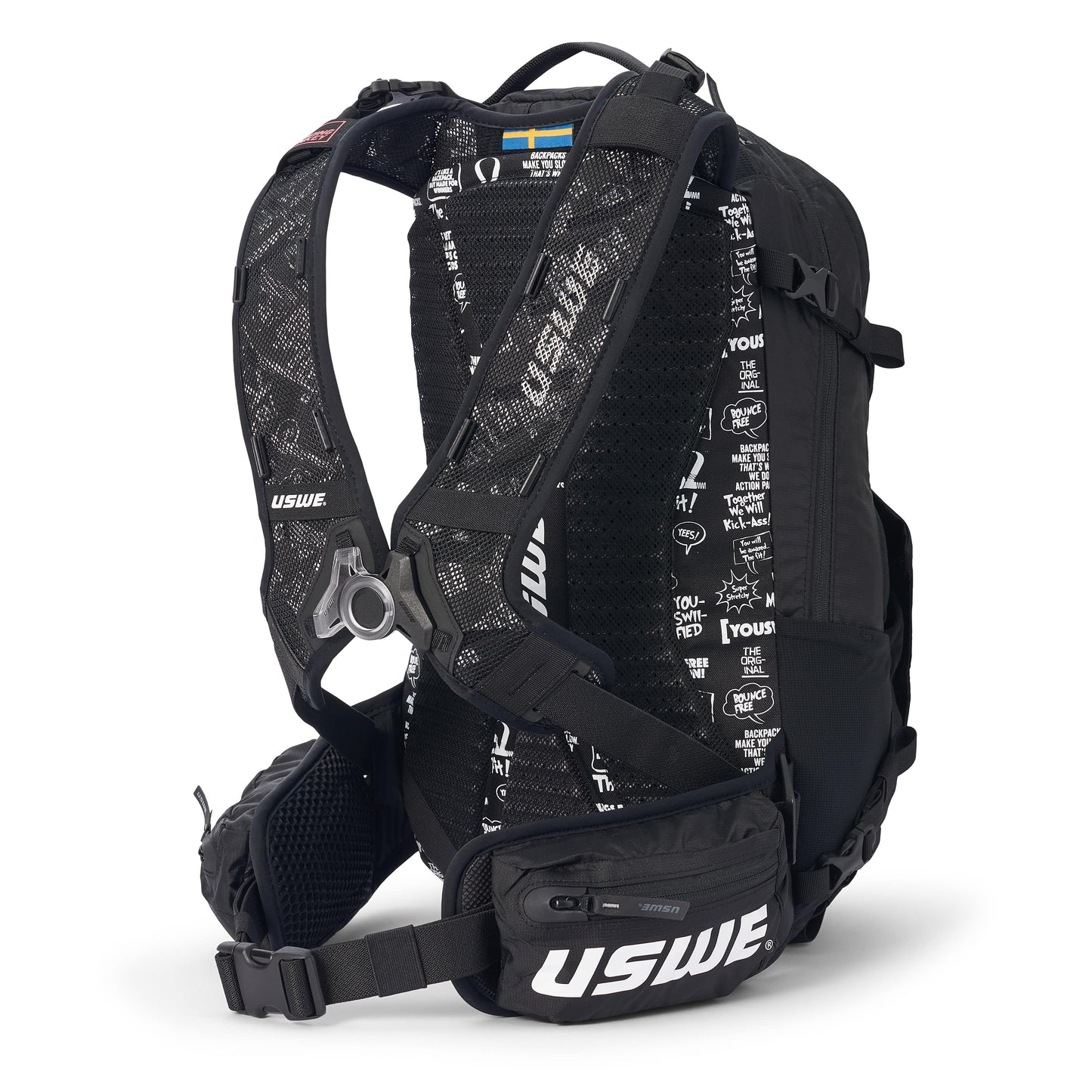 Mochila USWE SHRED 16 L negra