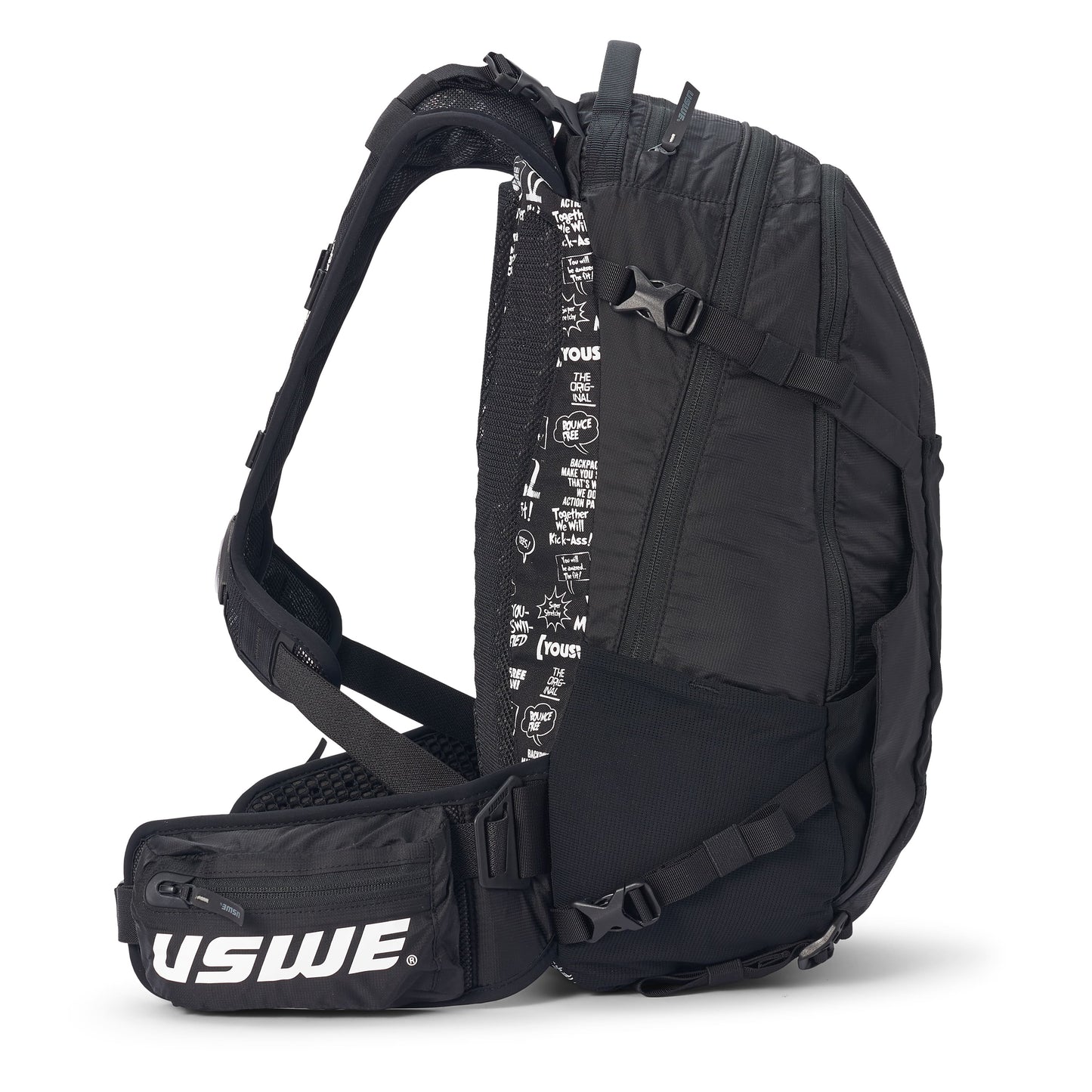 Mochila USWE SHRED 16 L negra