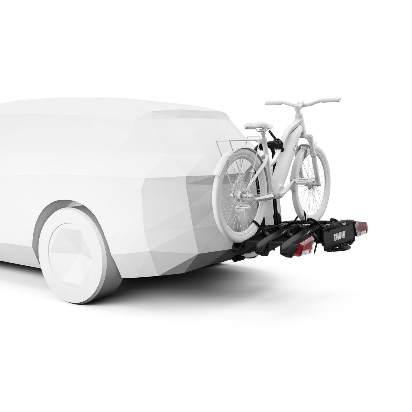 Portabicicletas THULE EASYFOLD 3 con enganche para 3 bicicletas