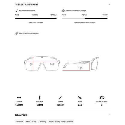 Gafas RUDY PROJECT SPINSHIELD PRO Negro Lentes RP Optics Multilaser Red