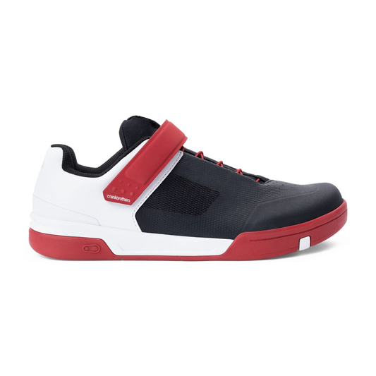 Zapatillas de MTB CRANKBROTHERS STAMP SPEED LACE FLAT negras/rojas/blancas