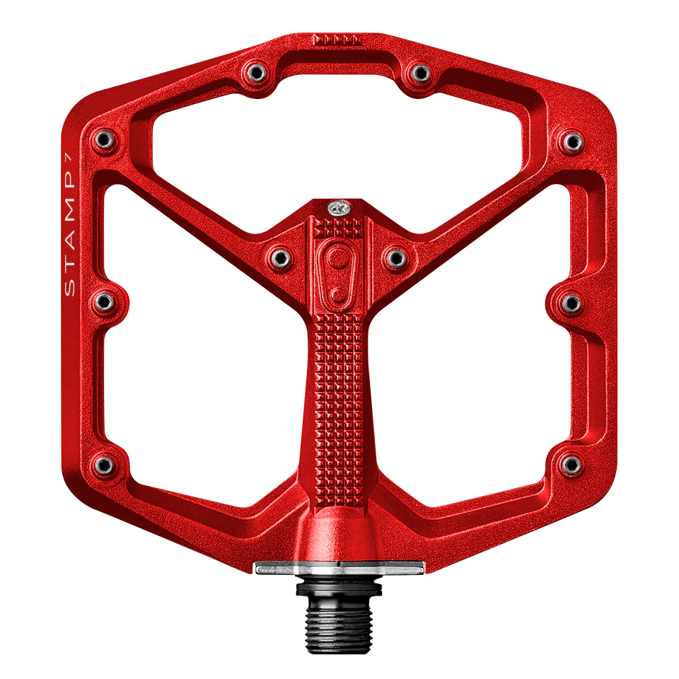 Pedales planos CRANKBROTHERS STAMP 7 Large Rojo