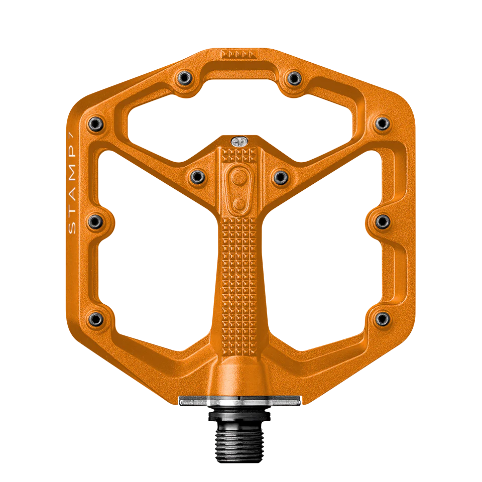 CRANKBROTHERS STAMP 7 Pequeños pedales planos Naranja