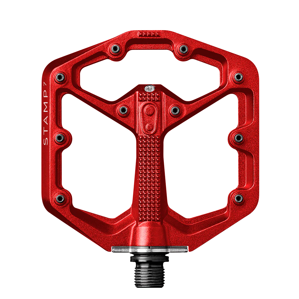 CRANKBROTHERS STAMP 7 Pedales planos pequeños Rojo