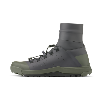 Zapatillas MTB CRANKBROTHERS STAMP TRAIL SPEEDLACE SEAL gris/verde - lado interior