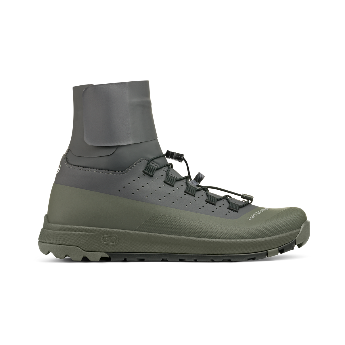 Zapatillas MTB CRANKBROTHERS STAMP TRAIL SPEEDLACE SEAL gris/verde - lado exterior