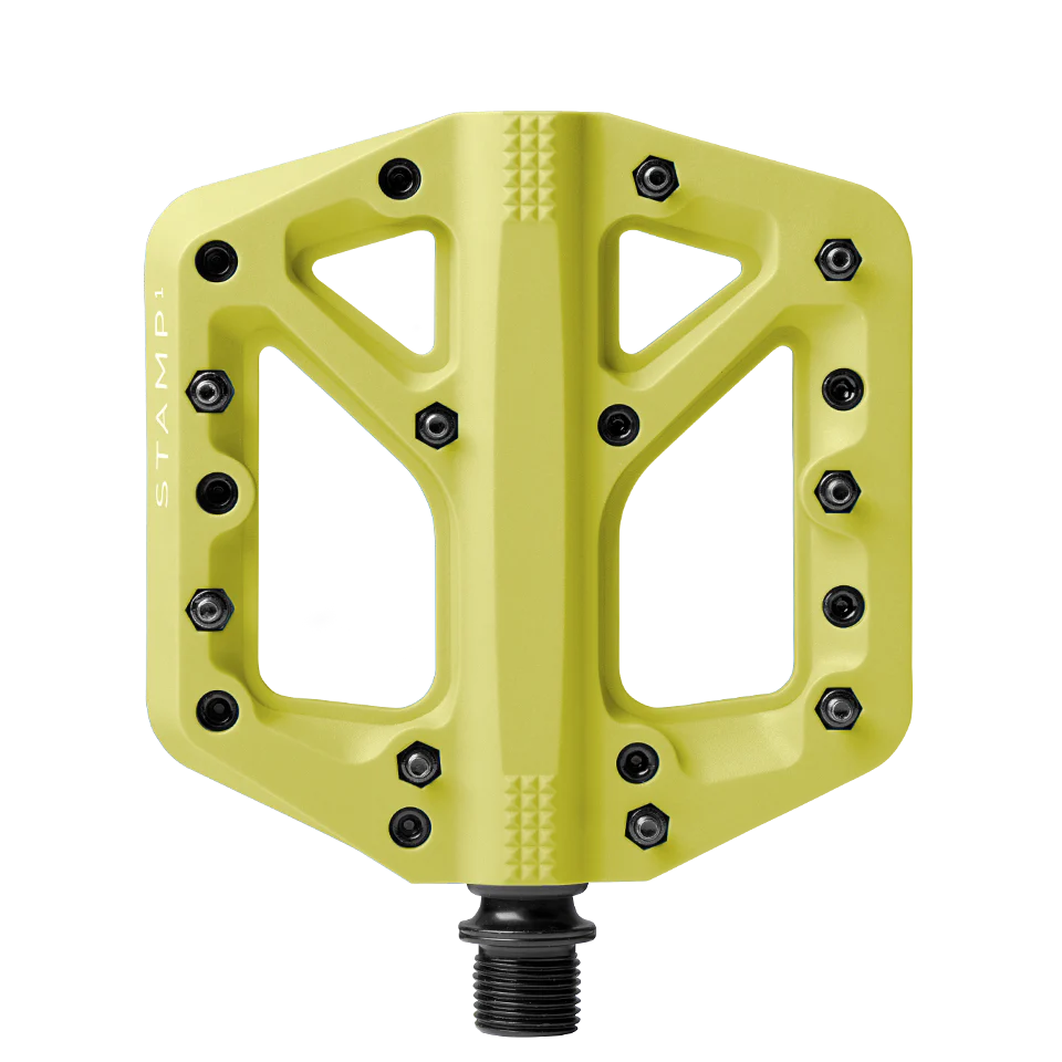 CRANKBROTHERS STAMP 1 Pedales planos pequeños Amarillo