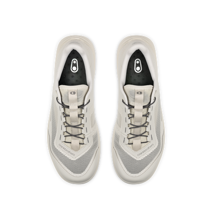 Zapatillas de MTB CRANKBROTHERS STAMP TRAIL VENT SPEEDLACE gris claro — vista superior