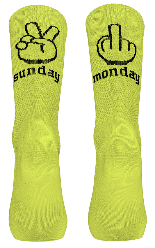 NORTHWAVE SUNDAY MONDAY Calcetines Fluo Amarillo