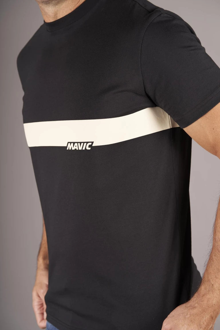 Camiseta MAVIC CORPORATE STRIPE Negra