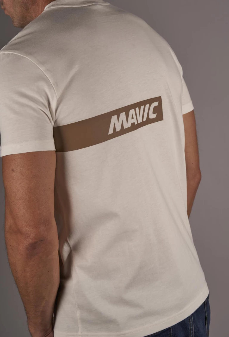 Camiseta MAVIC CORPORATE STRIPE Blanco