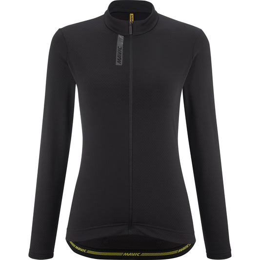 MAVIC AKSIUM THERMO Maillot de manga larga para mujer Negro