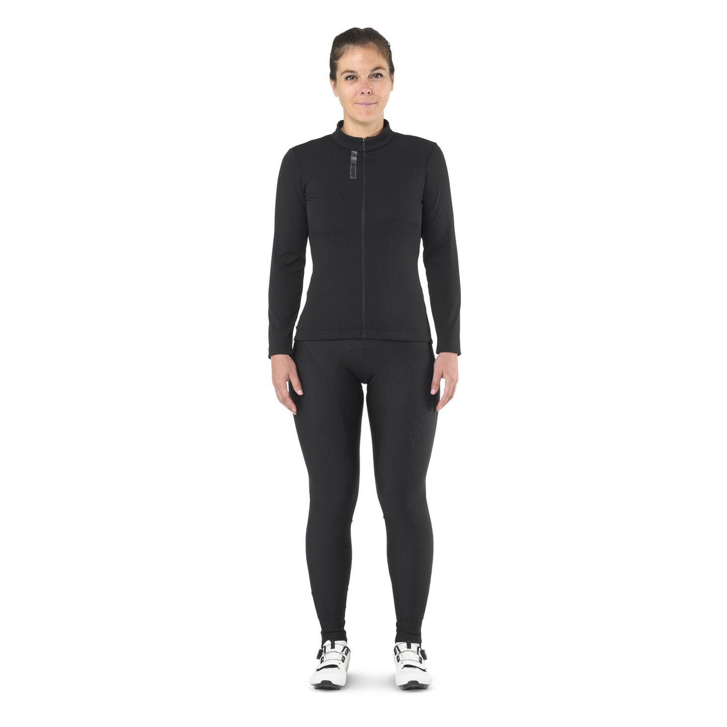 MAVIC AKSIUM THERMO Maillot de manga larga para mujer Negro
