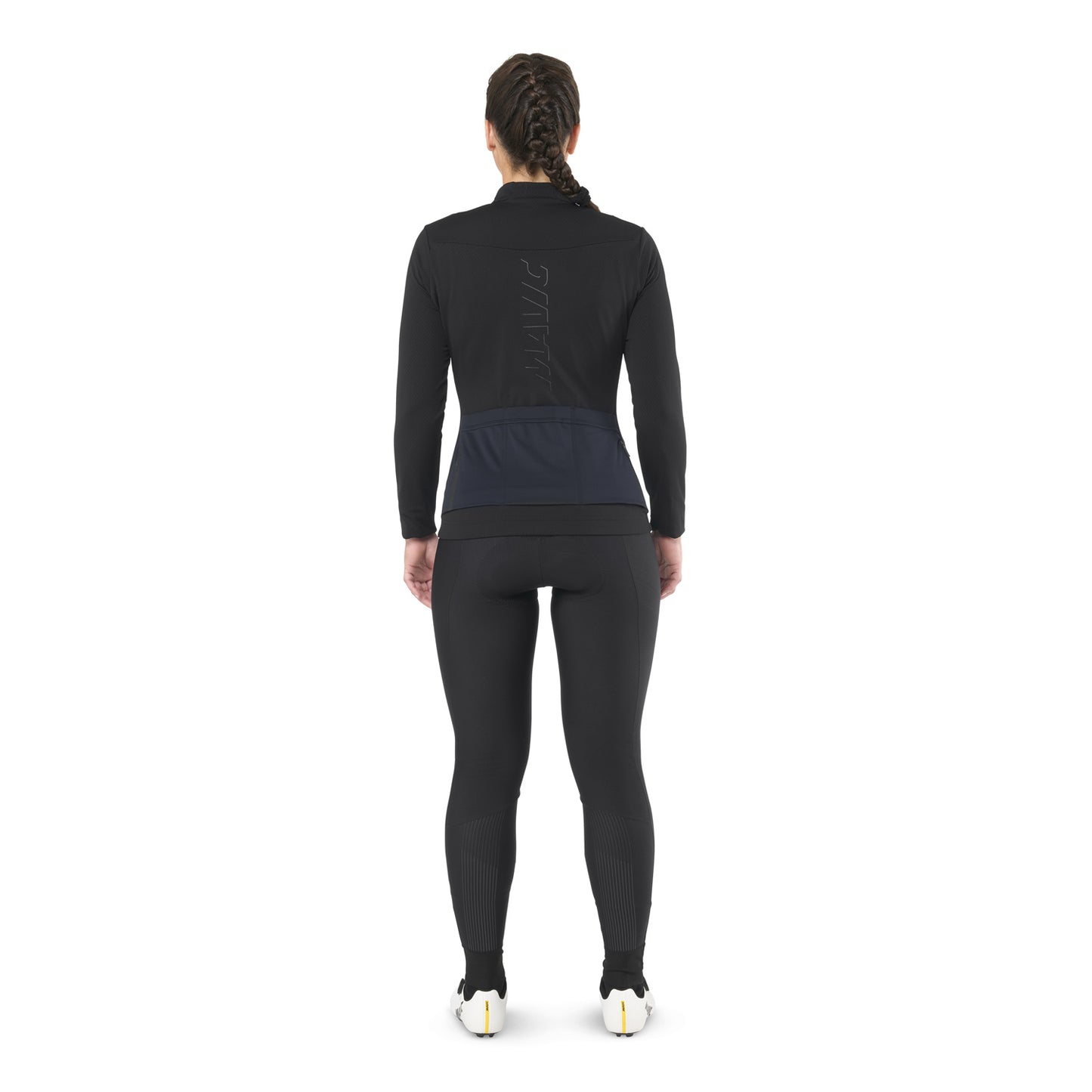 MAVIC AKSIUM THERMO Maillot de manga larga para mujer Negro