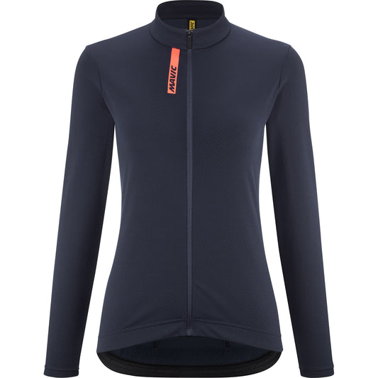 MAVIC AKSIUM THERMO Maillot de manga larga para mujer Azul