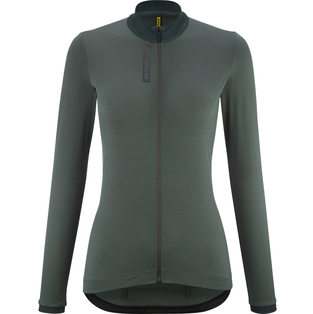 MAVIC AKSIUM Maillot de manga larga para mujer Verde