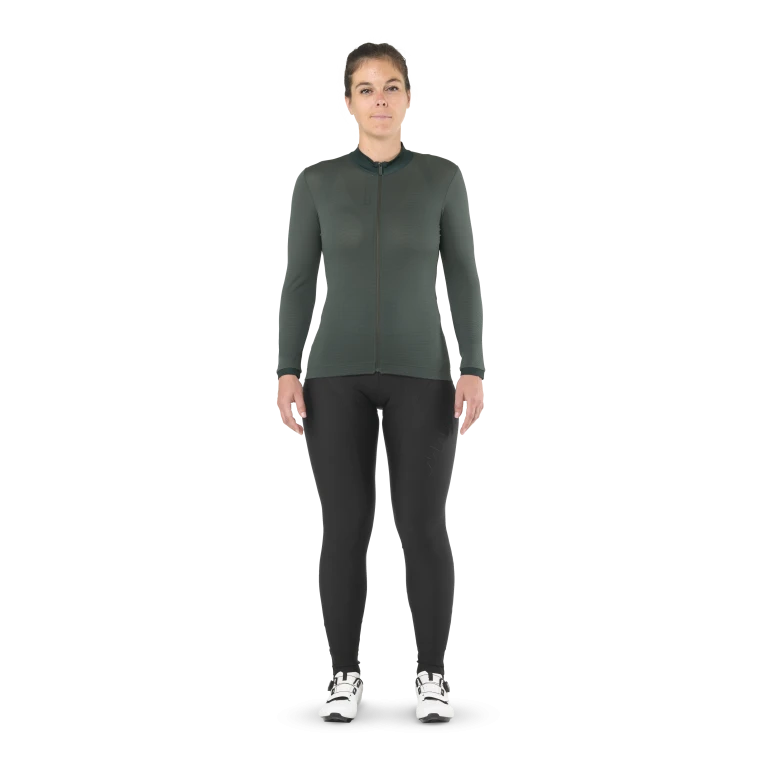 MAVIC AKSIUM Maillot de manga larga para mujer Verde