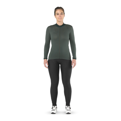 Maillot MAVIC AKSIUM Mangas Largas Mujer Verde