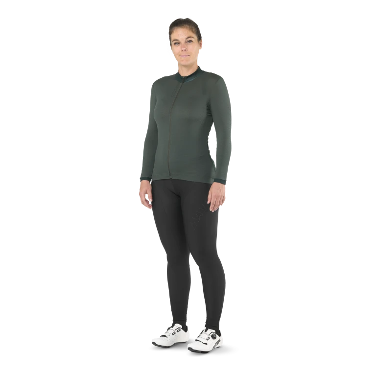 MAVIC AKSIUM Maillot de manga larga para mujer Verde