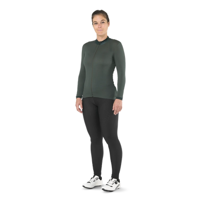 Maillot MAVIC AKSIUM Mangas Largas Mujer Verde