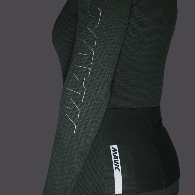 MAVIC AKSIUM Maillot de manga larga para mujer Verde