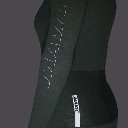 Maillot MAVIC AKSIUM Mangas Largas Mujer Verde