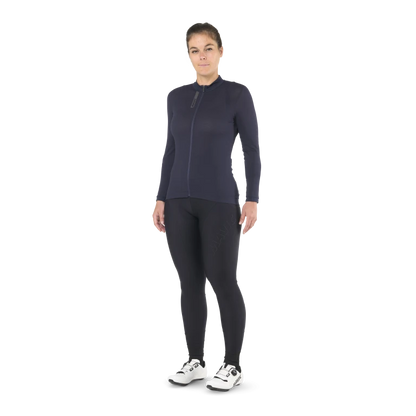 Maillot MAVIC AKSIUM Mangas Largas Mujer Azul