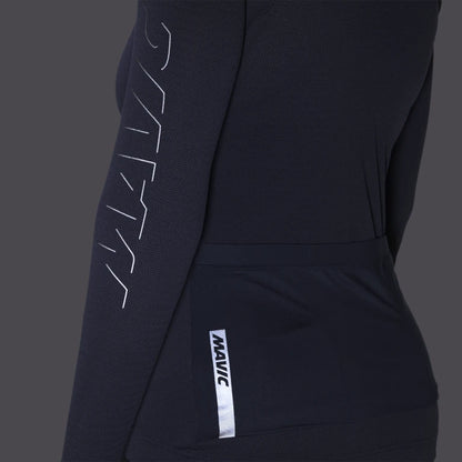 Maillot MAVIC AKSIUM Mangas Largas Mujer Azul