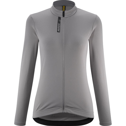 MAVIC AKSIUM THERMO Maillot de manga larga para mujer Gris