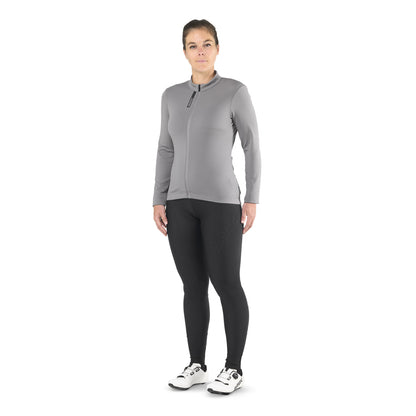 Maillot MAVIC AKSIUM THERMO Mujer Mangas Largas Gris