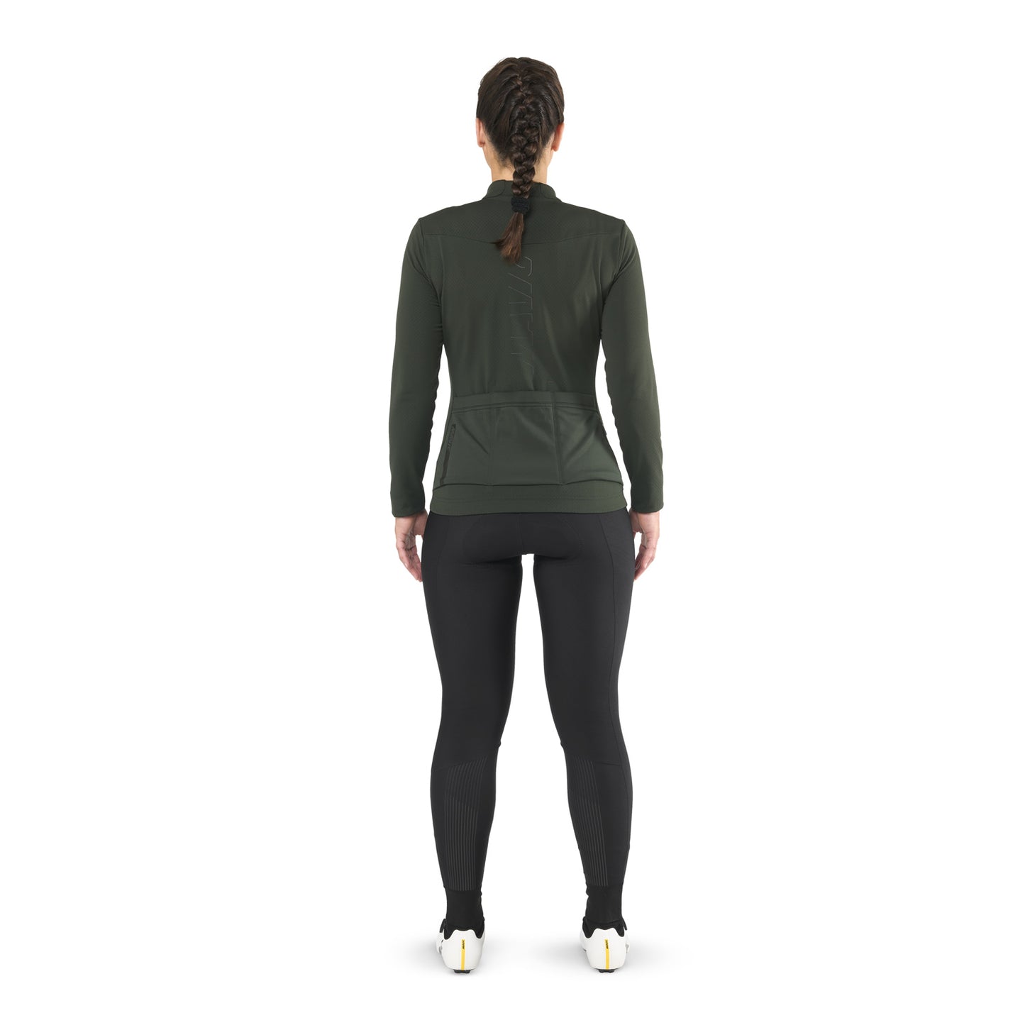 MAVIC AKSIUM THERMO Maillot de manga larga para mujer Verde