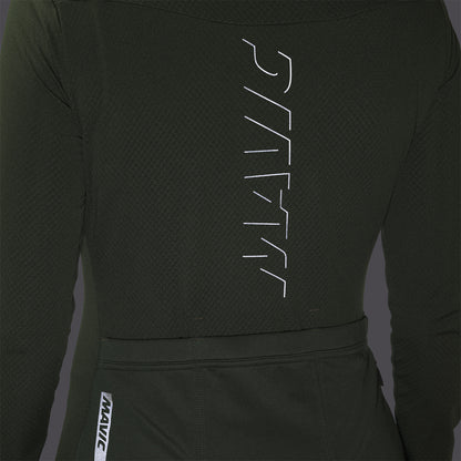 Maillot MAVIC AKSIUM THERMO Mujer Mangas Largas Verde