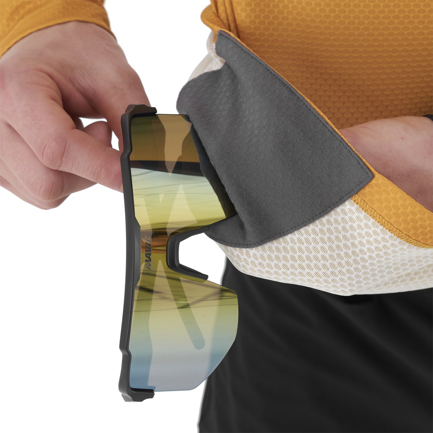 Maillot de manga larga MAVIC DEEMAX ENDURO Negro/Marrón