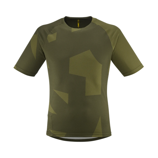 MAVIC DEEMAX ENDURO Maillot Camuflaje Manga Corta Oliva