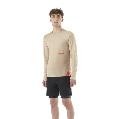 Maillot MAVIC CROSSTRAIL Mangas Largas Beige