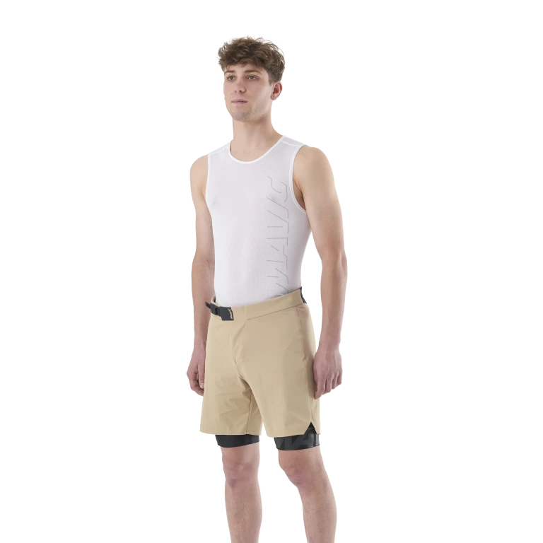 MAVIC CROSSTRAIL Pantalones cortos acolchados Beige
