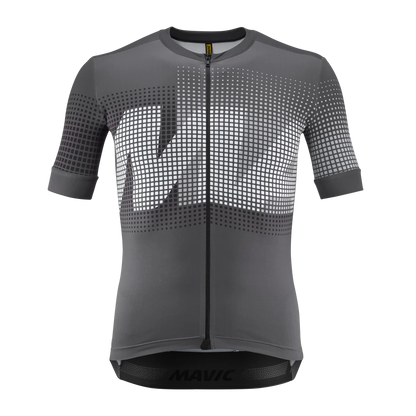 Maillot MAVIC AKSIUM GRAPHIC Mangas Cortas Gris