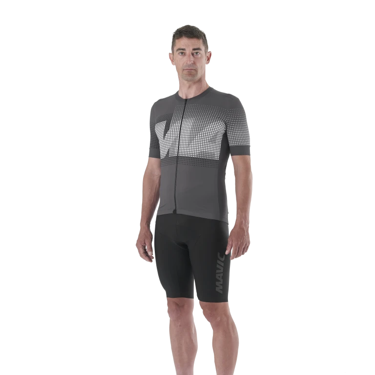 MAVIC AKSIUM GRAPHIC Maillot de manga corta Gris