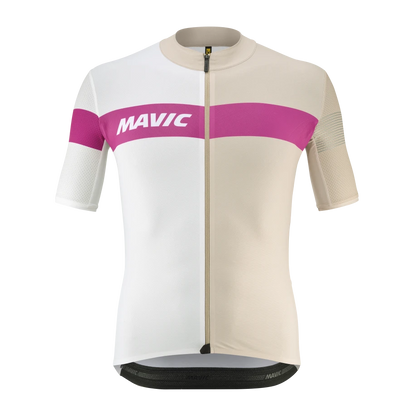 Maillot MAVIC KSYRIUM PRO Mangas Cortas Beige