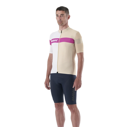 Maillot MAVIC KSYRIUM PRO Mangas Cortas Beige