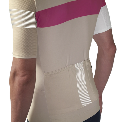 Maillot MAVIC KSYRIUM PRO Mangas Cortas Beige