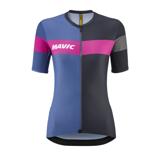Maillot Mujer MAVIC KSYRIUM PRO Manga Corta Azul