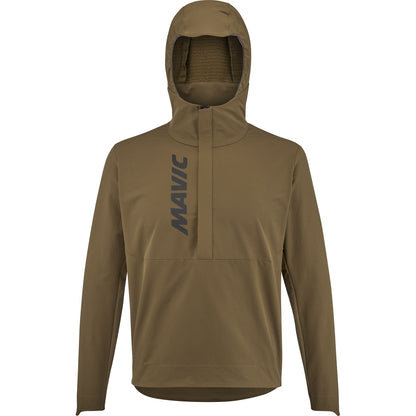 Chaqueta MAVIC DEEMAX THERMO WIND HOODIE Marrón