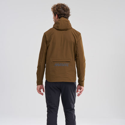 Chaqueta MAVIC DEEMAX THERMO WIND HOODIE Marrón
