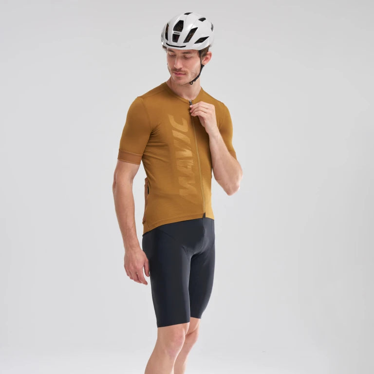 MAVIC AKSIUM Maillot de manga corta Marrón