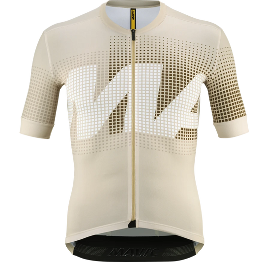 MAVIC AKSIUM GRAPHIC Maillot de manga corta Beige