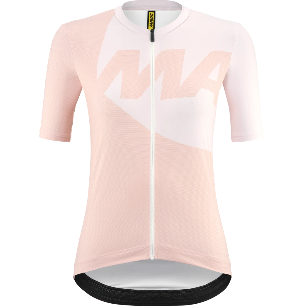 Maillot de manga corta MAVIC ICON GRAPHIC rosa de mujer